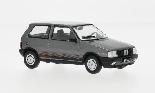JSN IXO 1:43 Fiat Uno Turbo i.e grijs 1984, in vitrine