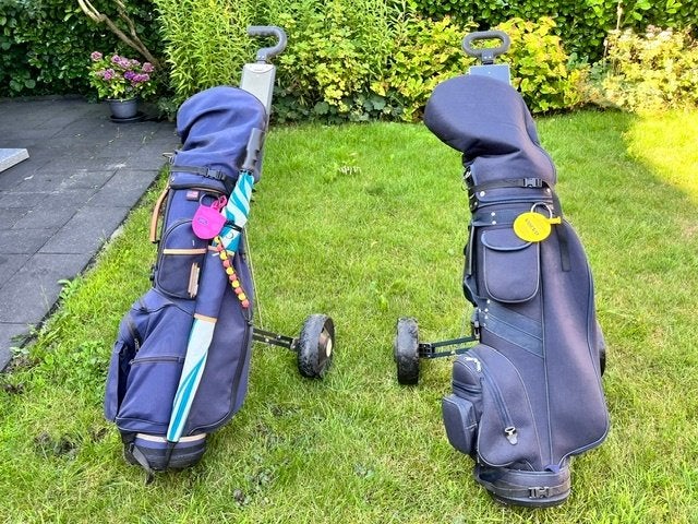 golftassen met Ben Sayers  golfclubs etc., Ophalen, Gebruikt, Set, Overige merken