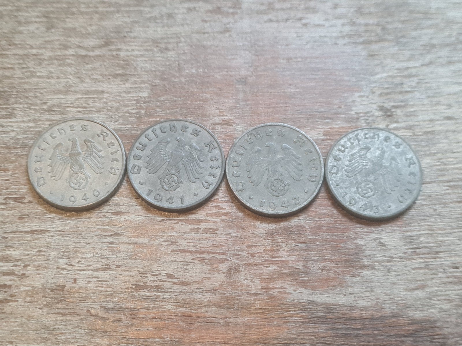 Set Duitse munten Tweede Wereldoorlog (#1), Verzamelen, Ophalen of Verzenden, Overige soorten, Duitsland, Overige typen
