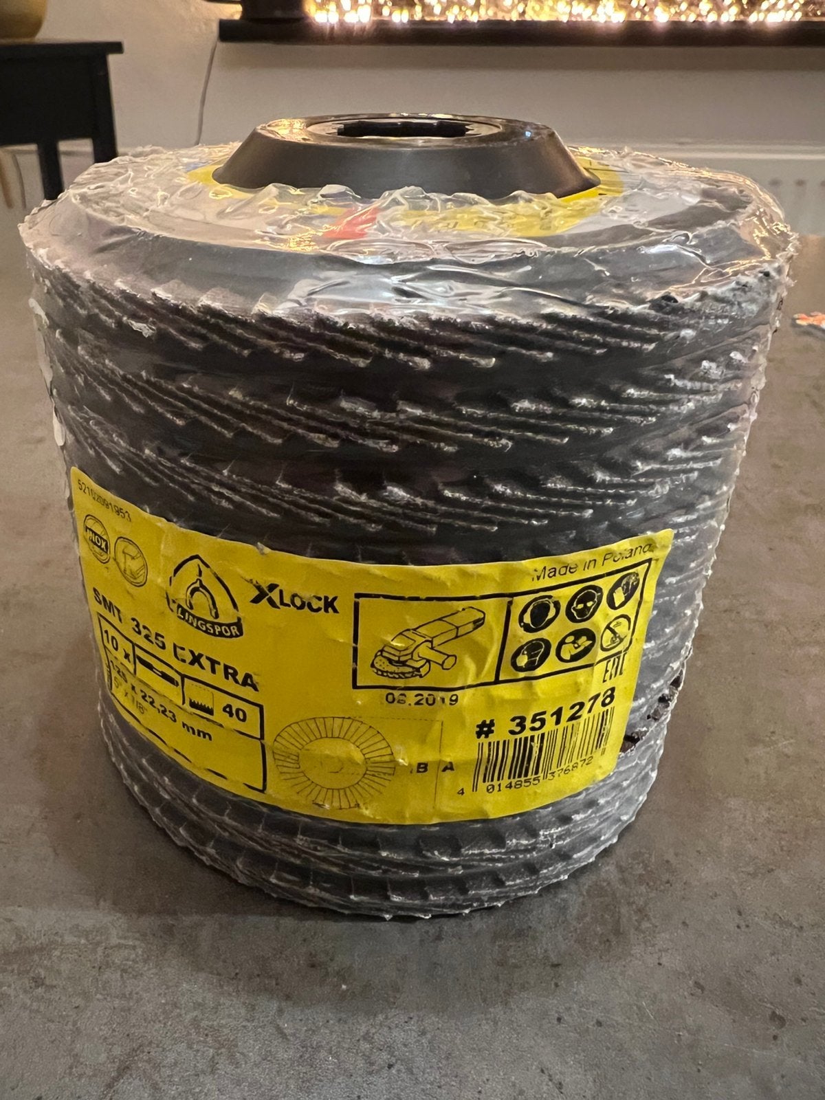 Klingspor Lamellenschijven SMT 325 X-Lock 125 x 22,23 mm, Ophalen of Verzenden, Nieuw, Minder dan 700 watt, Haakse handslijpmachine