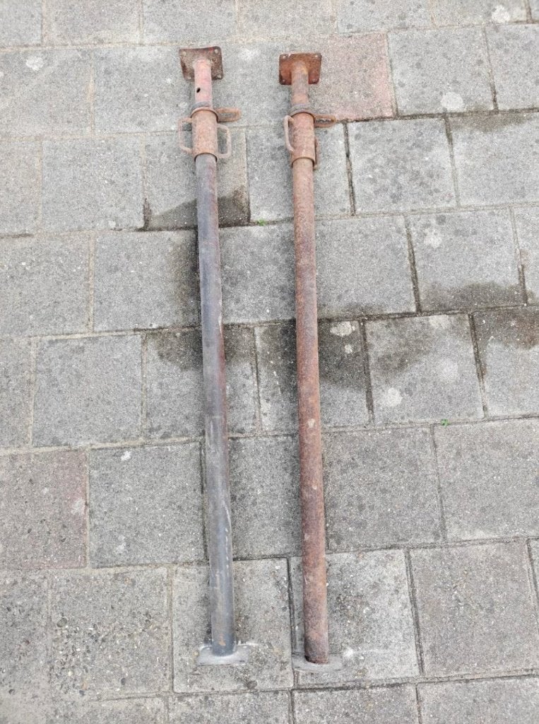 2 ijzeren bouwstempels, Ophalen, Gebruikt, Overige typen, 2 tot 5 meter