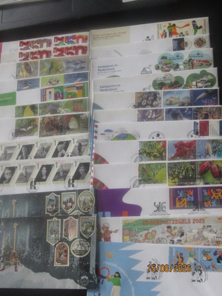 Nico Nederland FDC Jaar 2025 Blanco compleet, Ophalen of Verzenden, Nederland