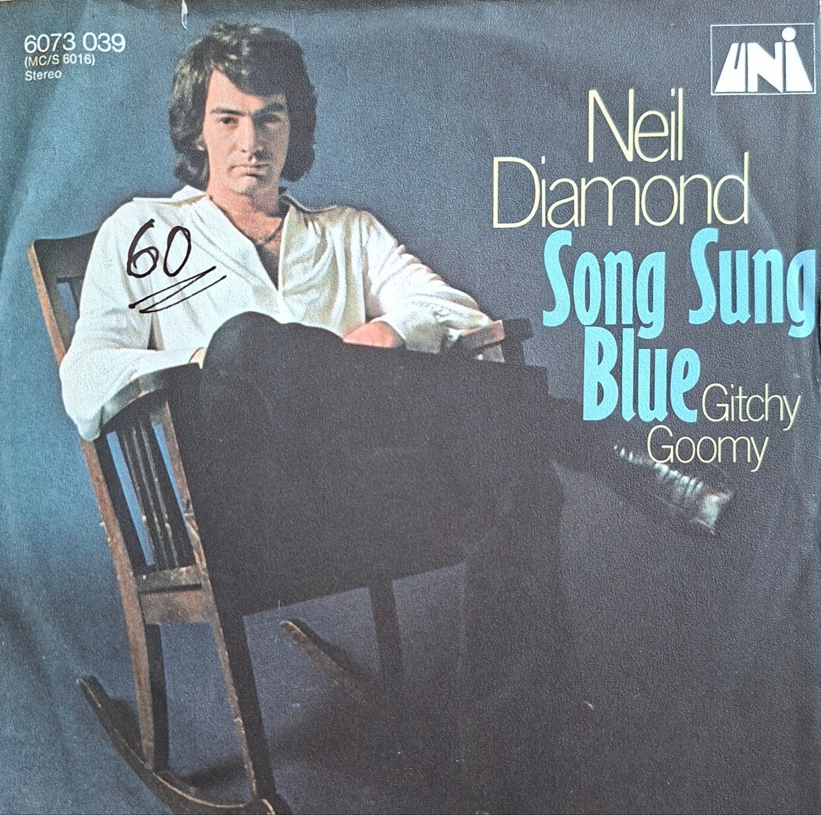 Neil Diamond - Song sung blue (1972), Cd's en Dvd's, 7 inch, Zo goed als nieuw, Pop, Overige typen