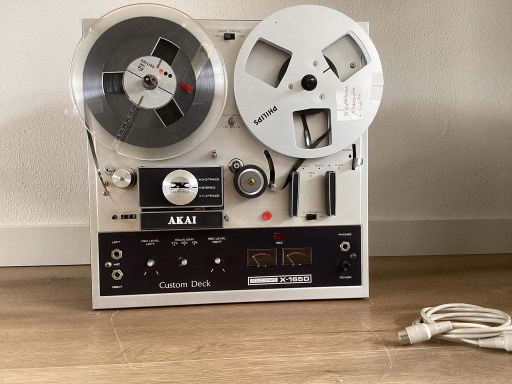 Akai X 165D werkt, Ophalen, Bandrecorder