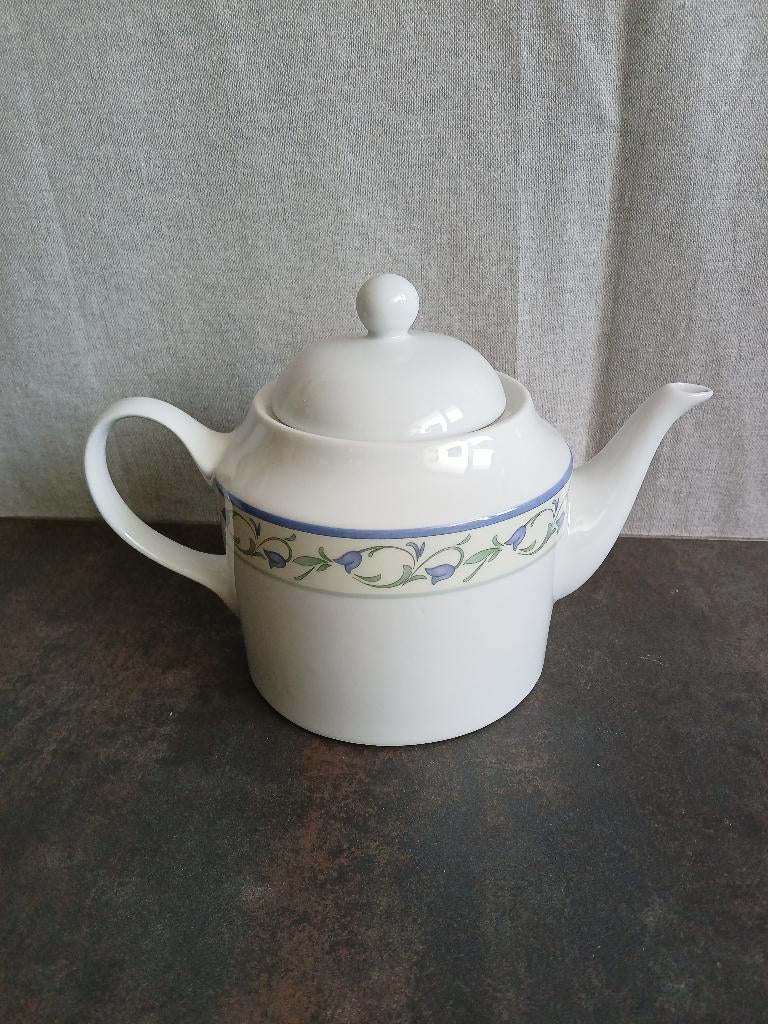 Theepot en deksel keramiek La Rochelle van Johnson Bro's, Ophalen, Gebruikt, Keramiek, Overige typen