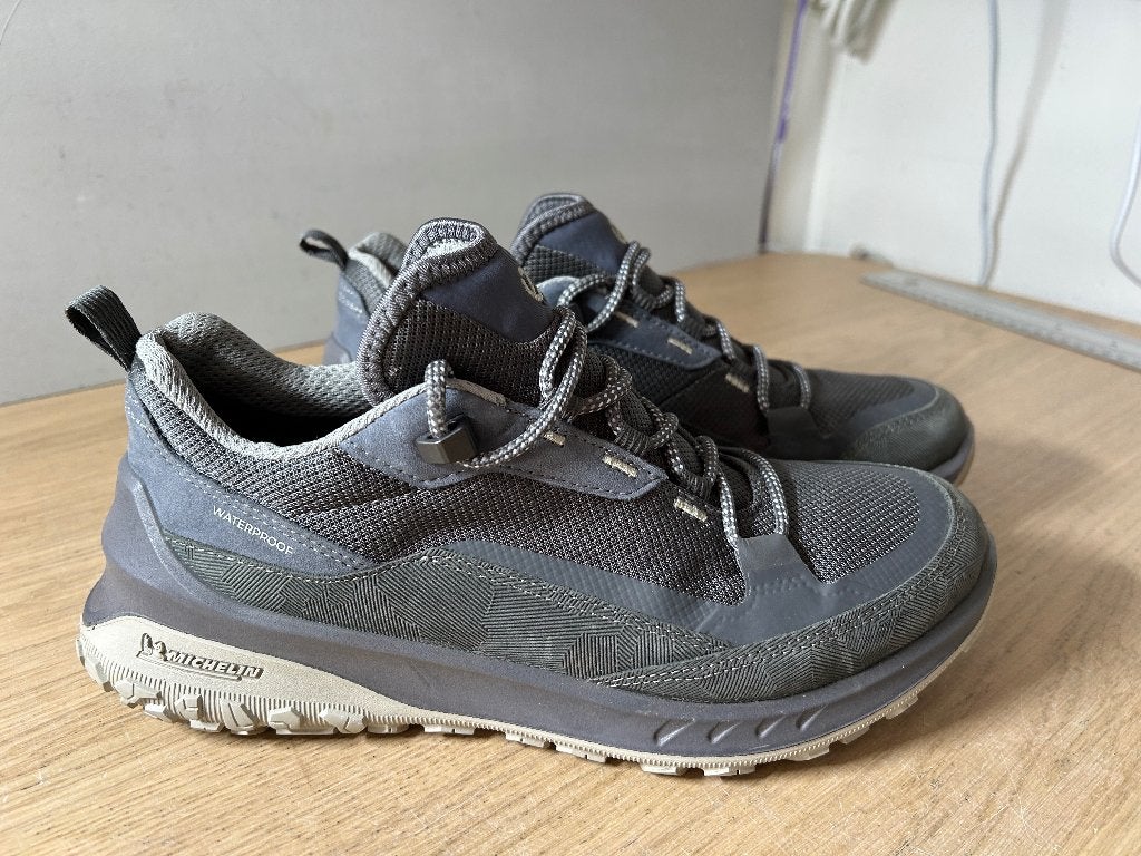 Ecco Wandelschoenen Waterproof Grijs Maat 38, Ophalen of Verzenden, Gebruikt, Schoenen