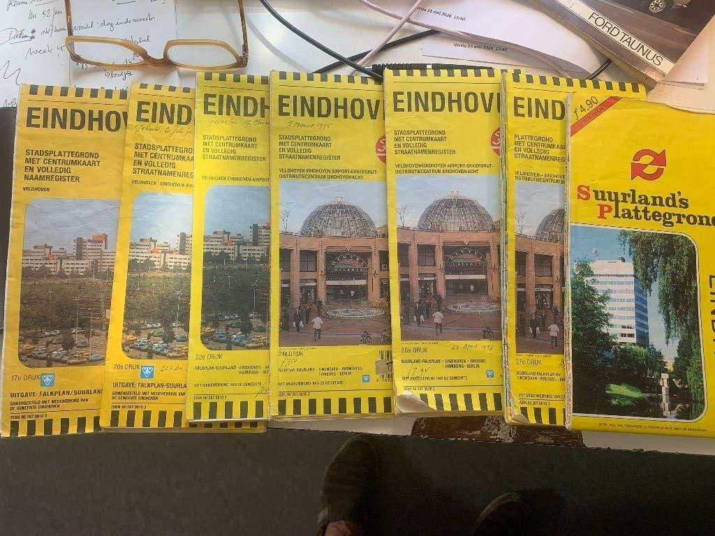 Stadsplattegrond Eindhoven, Boeken, Atlassen en Landkaarten, Gelezen, Falkplan, Ophalen of Verzenden, Landkaart