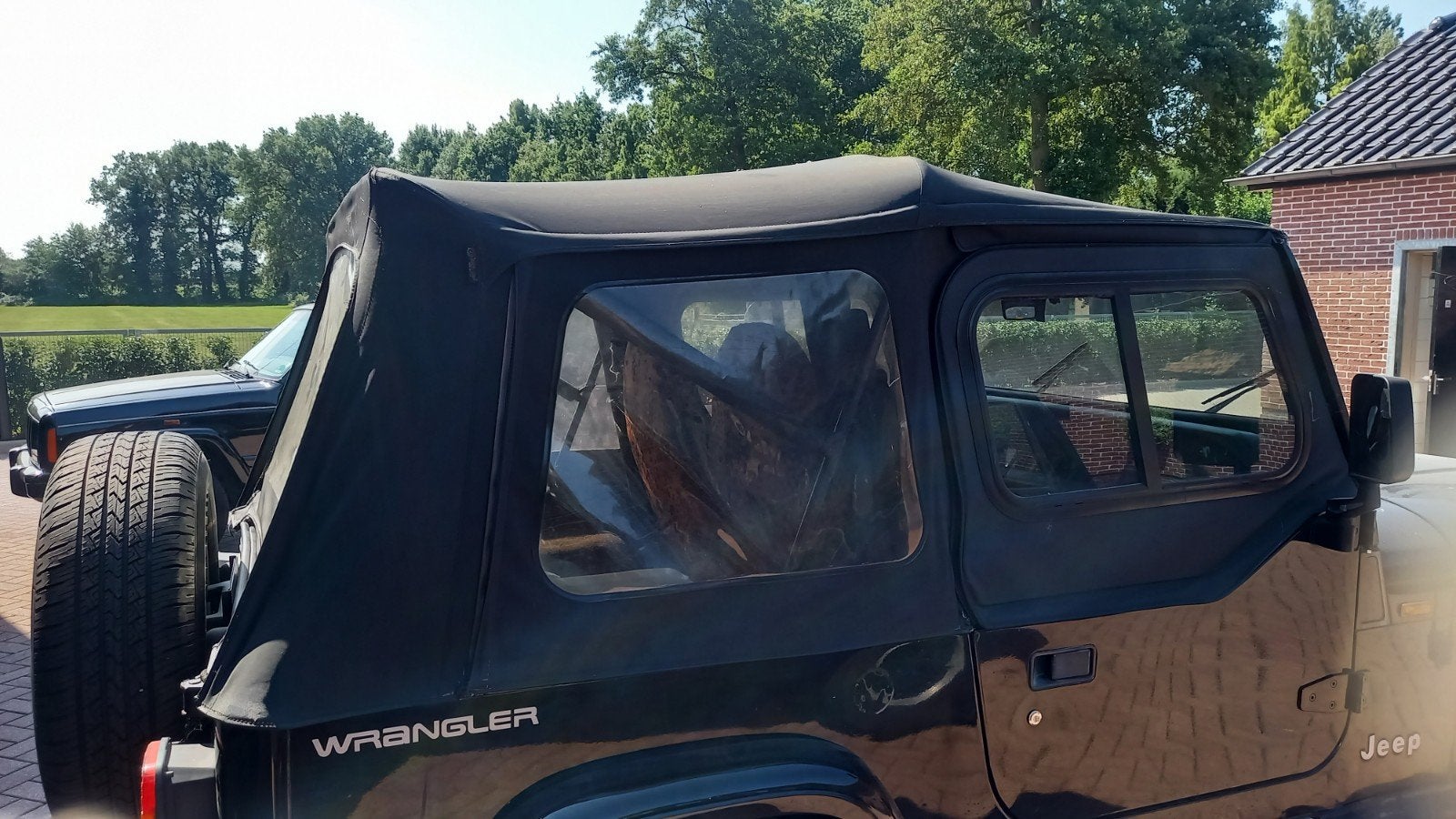 softtop jeep wrangler YJ denim zwart, Auto-onderdelen, Ophalen