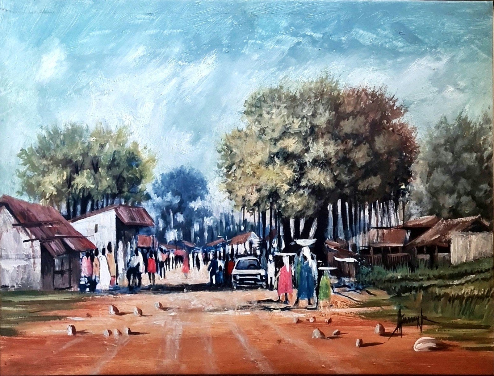 Shopping street (Ibrahim Sesay Jr.), Ophalen