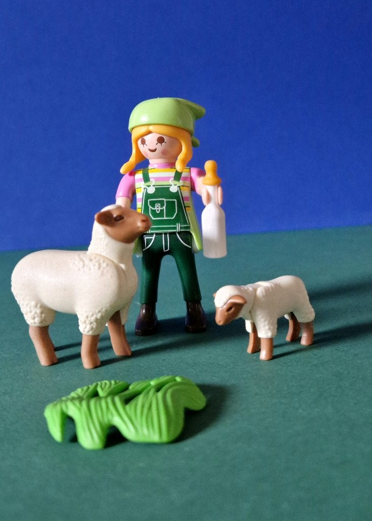 9356 Playmobil schapenhoedster, Complete set, Ophalen of Verzenden, Zo goed als nieuw, Figuren