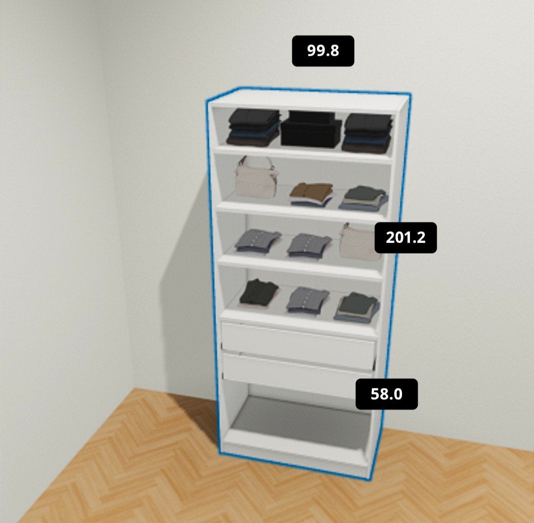 IKEA PAX Kast Wit met Lades en Planken (236cm hoog), Ophalen, Met plank(en), Gebruikt, 200 cm of meer