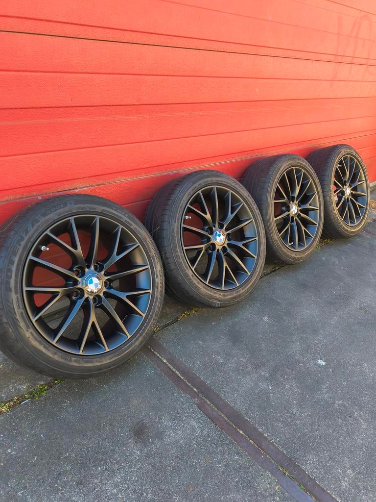 Bmw velgen 17 inch banden 5x120 1 serie f20 e87 3 serie f30, Ophalen, Gebruikt, Banden en Velgen, 17 inch