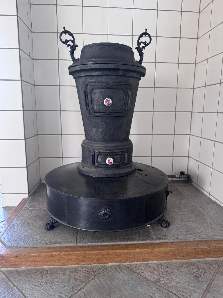 IJzeren kachel, Huis en Inrichting, Kachels, Ophalen, Gebruikt, Gas, Overige soorten