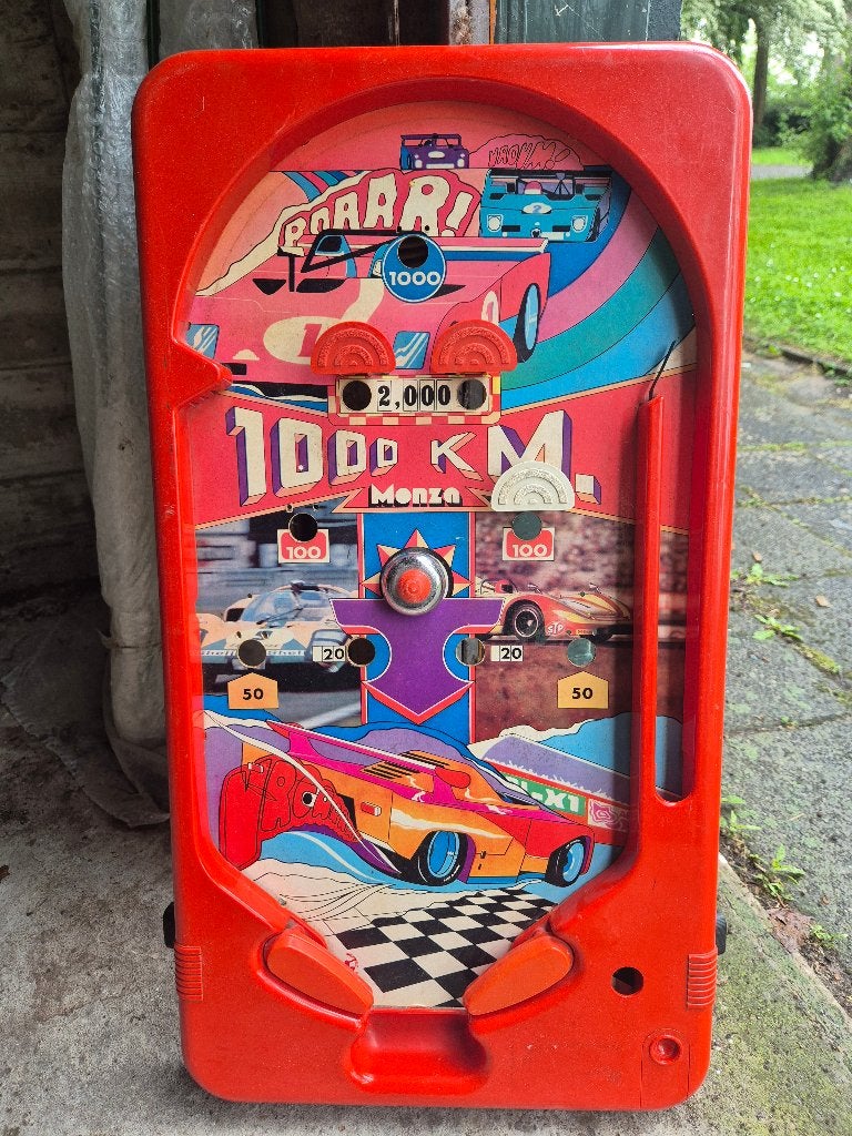 Vintage Retro Flipperkast Monza, Antiek en Kunst, Antiek | Speelgoed, Ophalen of Verzenden