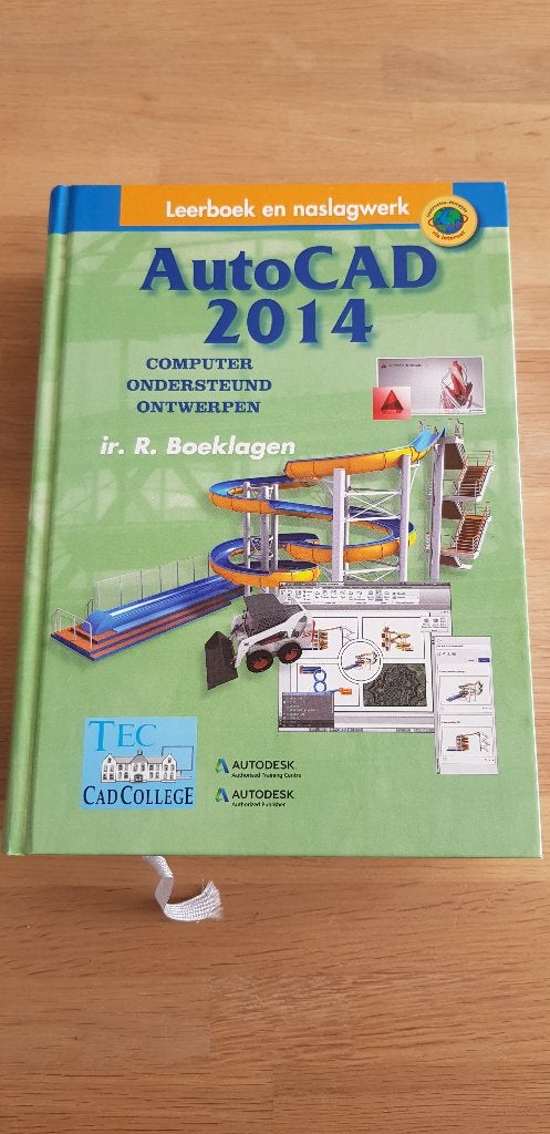 AutoCAD 2014 Leerboek en naslagwerk, Algemeen, Ophalen of Verzenden, Zo goed als nieuw, R. Boeklagen