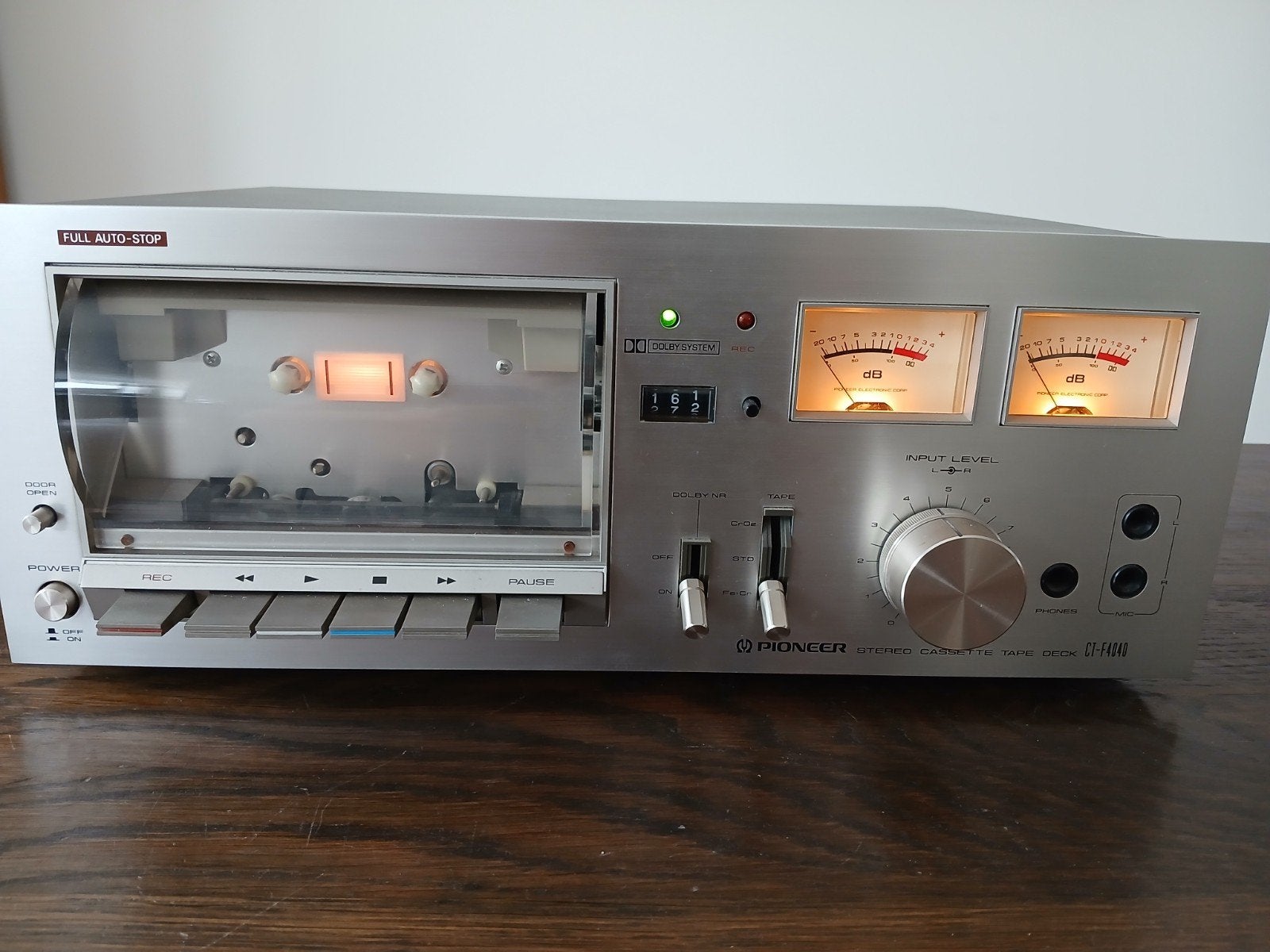 pioneer CT F4040 cassettedeck, Audio, Tv en Foto, Cassettedecks, Ophalen of Verzenden, Enkel, Overige merken, Tape counter