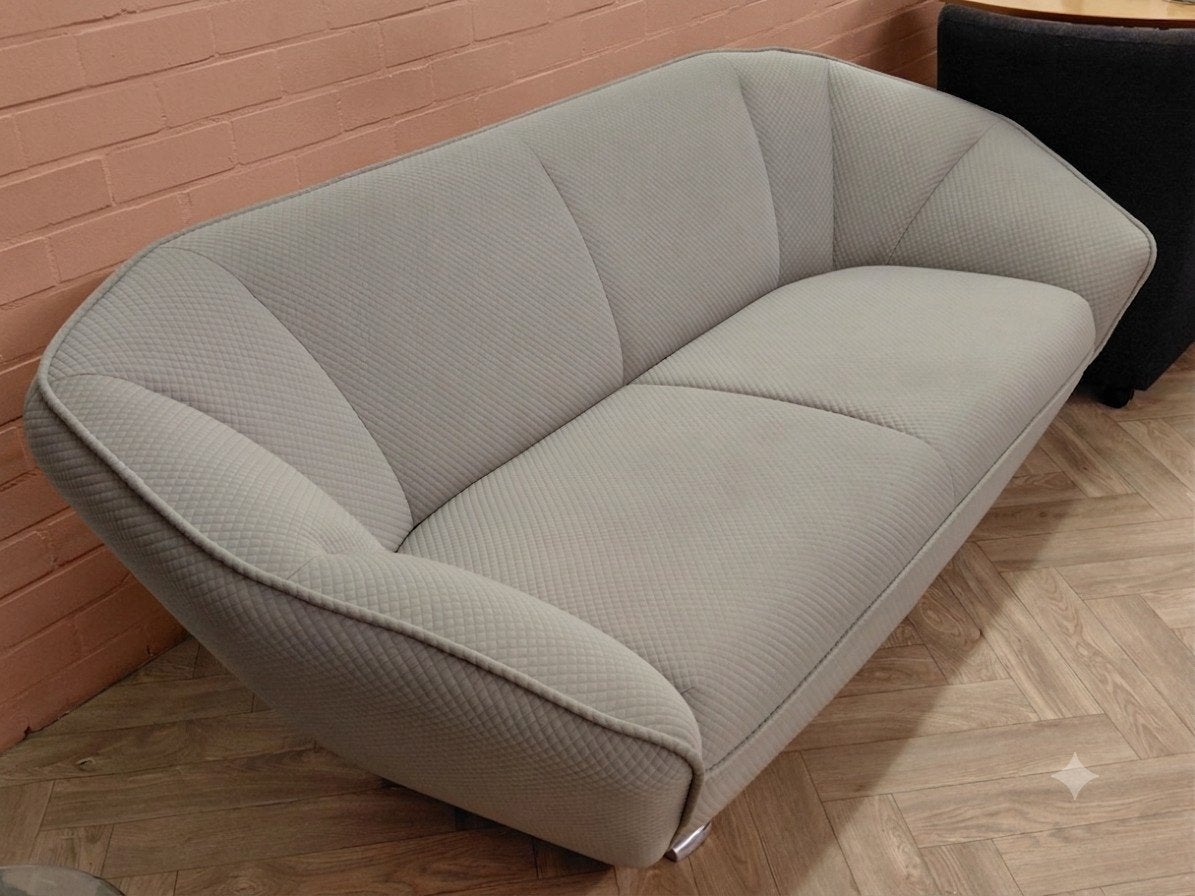 Pode Colla 2,5 zits | Groen grijs | Kvadrat mosaic stof, Modern design, Info@andriesign.nl, Tweepersoons, 75 tot 100 cm