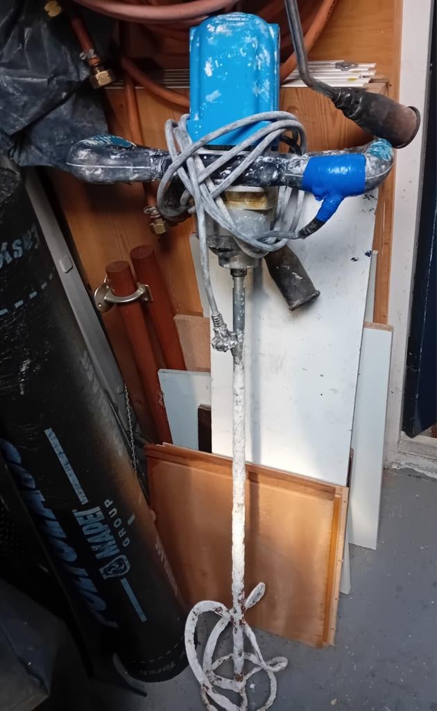 Stucadoors mixer - Gebruikt, Ophalen of Verzenden, Gebruikt