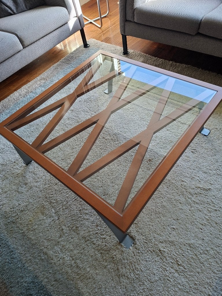 salontafel, Ophalen, Glas, 50 tot 100 cm, 50 tot 100 cm