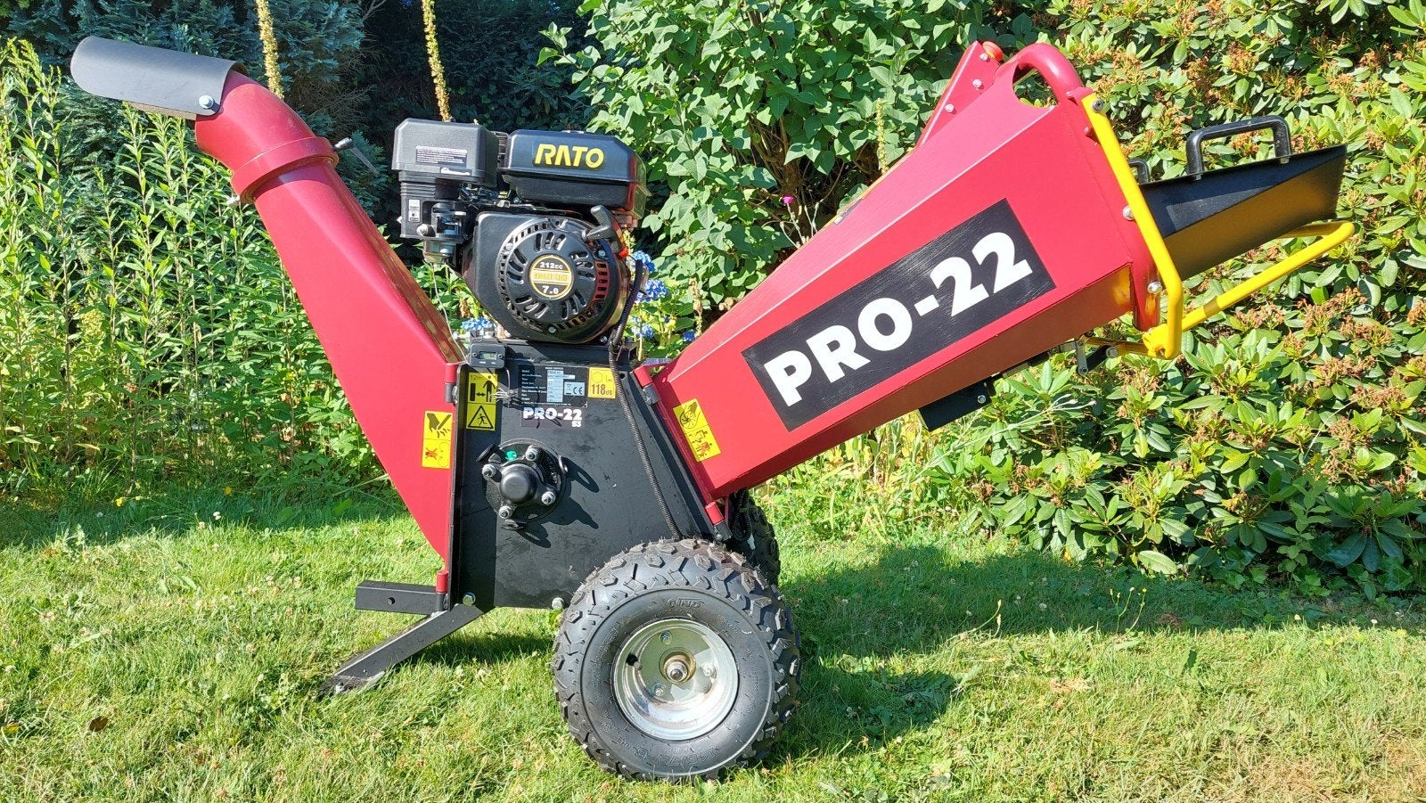 Z.g.a.n. hakselaar Pro-22 S3 max 100mm startklaar!, Tuin en Terras, Hakselaars, Ophalen, Zo goed als nieuw, Benzine, Pro22