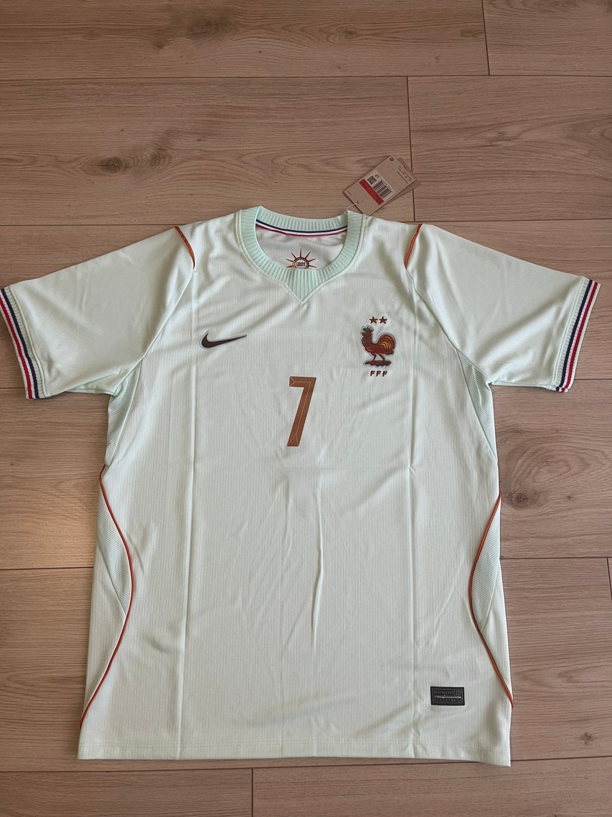 Nike Ousmane Dembélé #7 voetbalshirt  - Frankrijk - Maat L, Ophalen of Verzenden, Zo goed als nieuw, Shirt