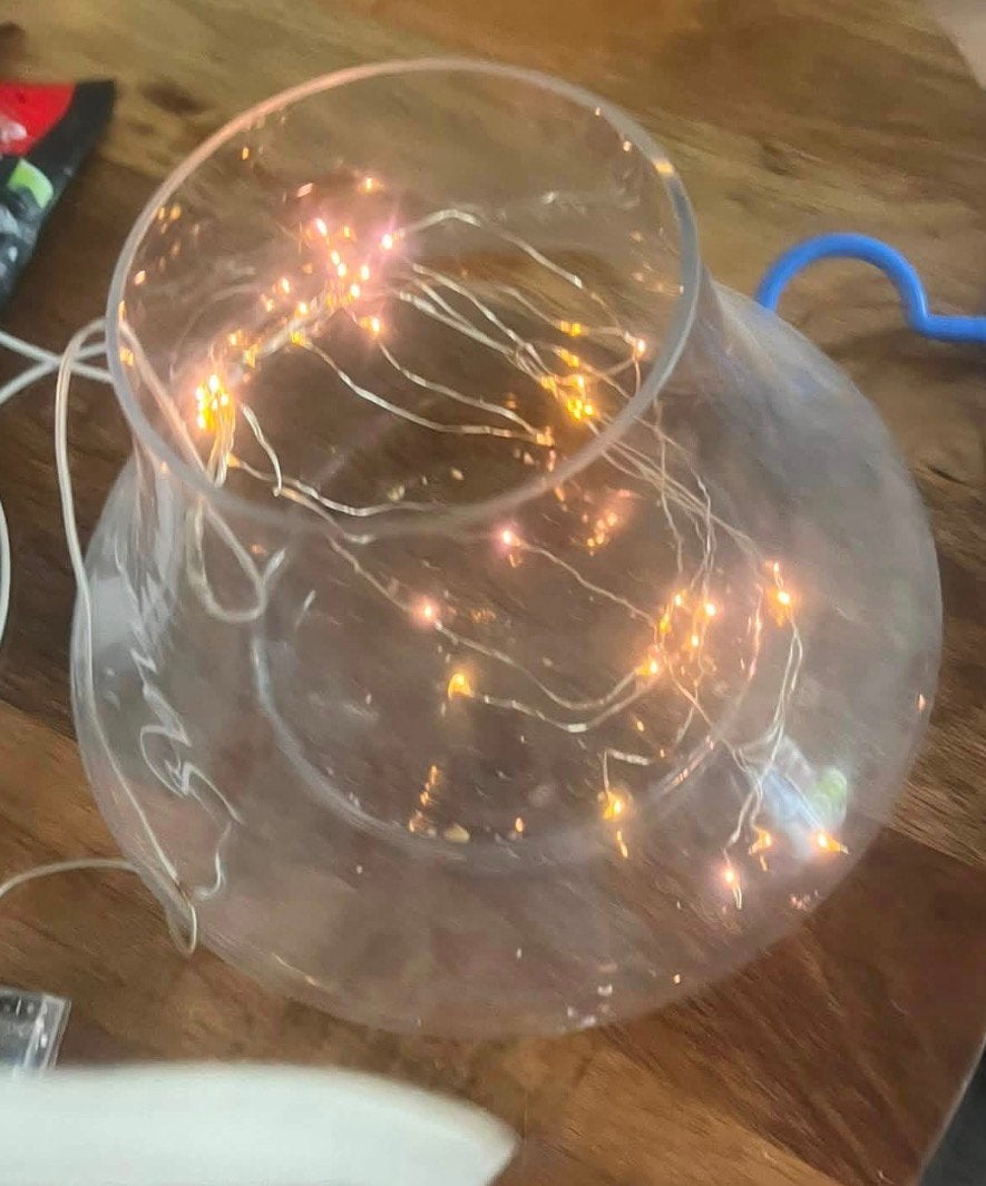 3 delige glazen kerstboom, Ophalen, Zo goed als nieuw