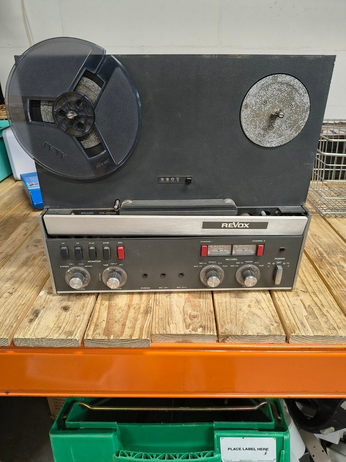 ReVox A77 bandrecorder, Ophalen, ., ., Defecte bandrecorder