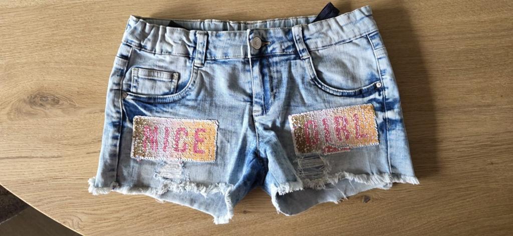 Jeans short Tom Tailor maat 152, Ophalen of Verzenden, Zo goed als nieuw, Broek