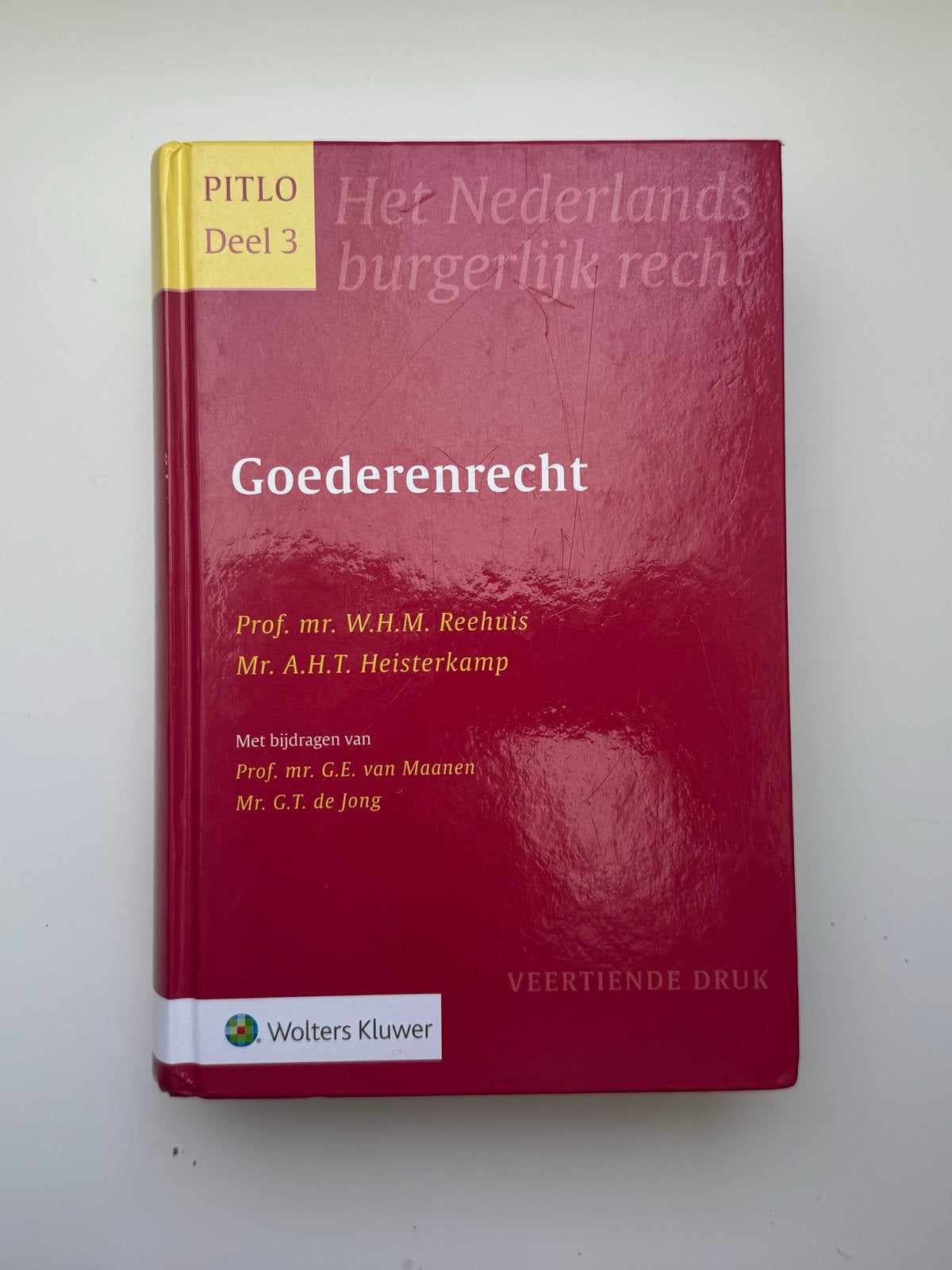 Pitlo Goederenrecht Deel 3 - Het Nederlands burgerlijk recht, Boeken, Studieboeken en Cursussen, Ophalen of Verzenden, Gamma, Zo goed als nieuw