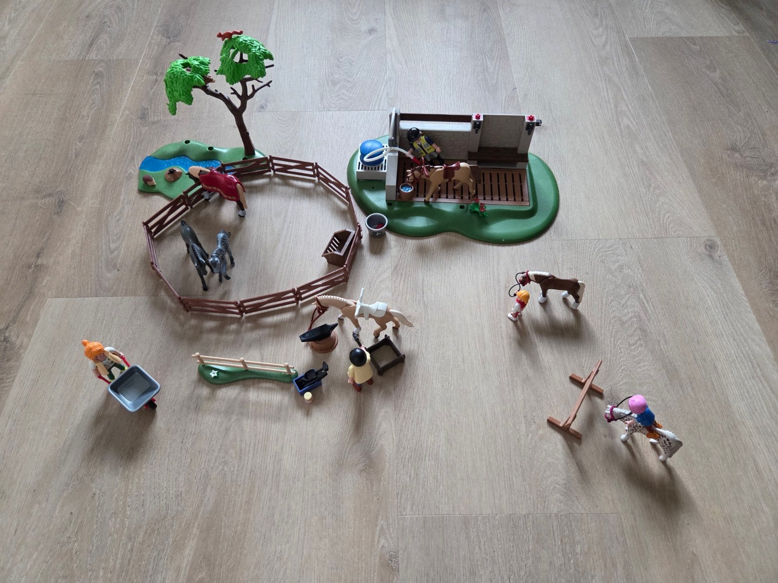Playmobil Paardenmanege met accessoires, Ophalen of Verzenden, Gebruikt, Jongen of Meisje