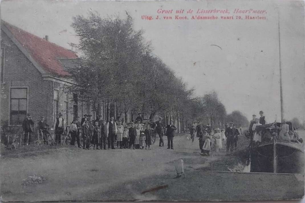 Lisserbroek (Noord-Holland) – 1907, Ophalen of Verzenden, Voor 1920, Gelopen, Noord-Holland