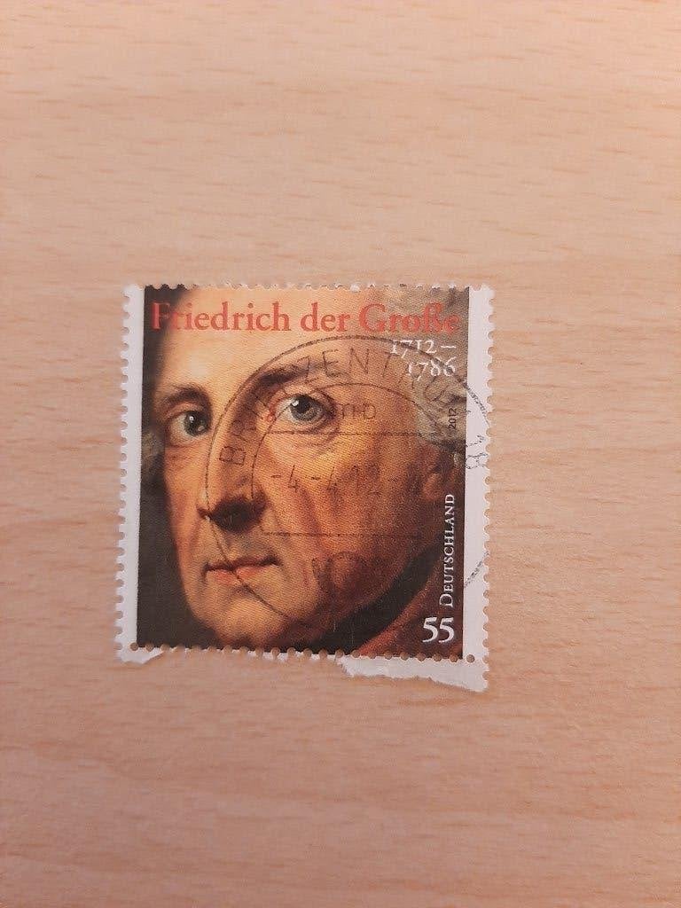 2012 Duitsland Frederik de Grote, Verzenden, BRD, Gestempeld