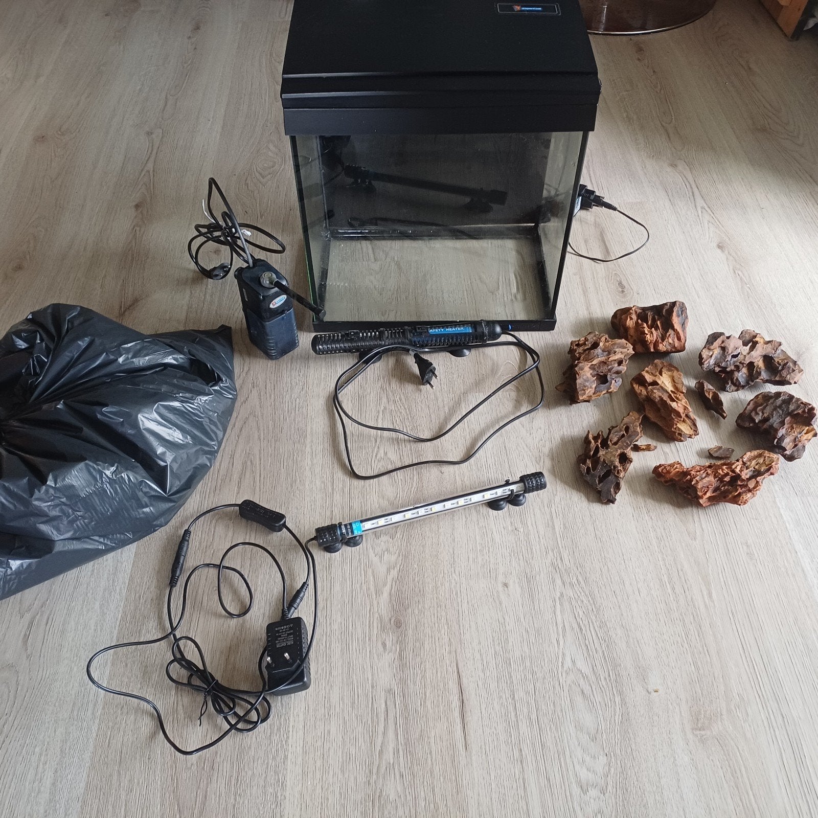 Aquarium 30 Liter en toebehoren, Ophalen, Gebruikt, Leeg aquarium, Superfish