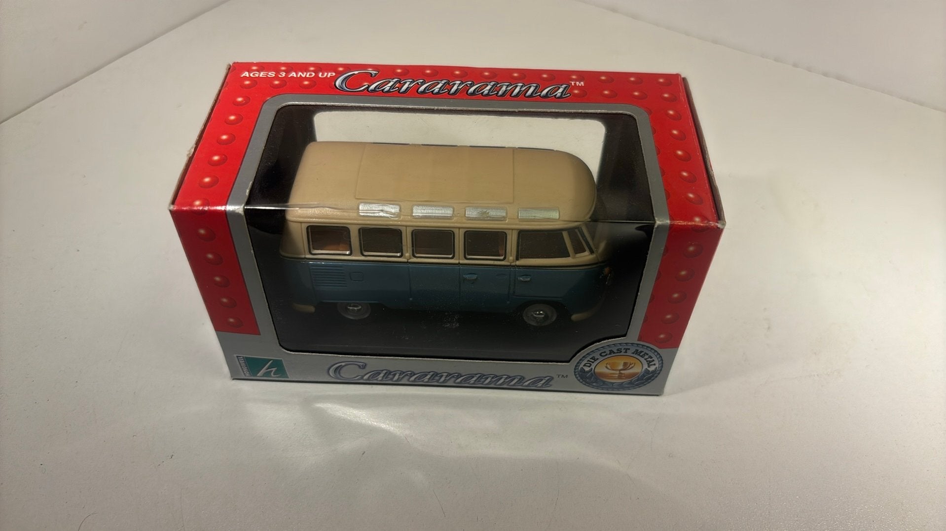 Volkswagen bus cararama 1.43, Overige merken, Auto, Ophalen of Verzenden, A