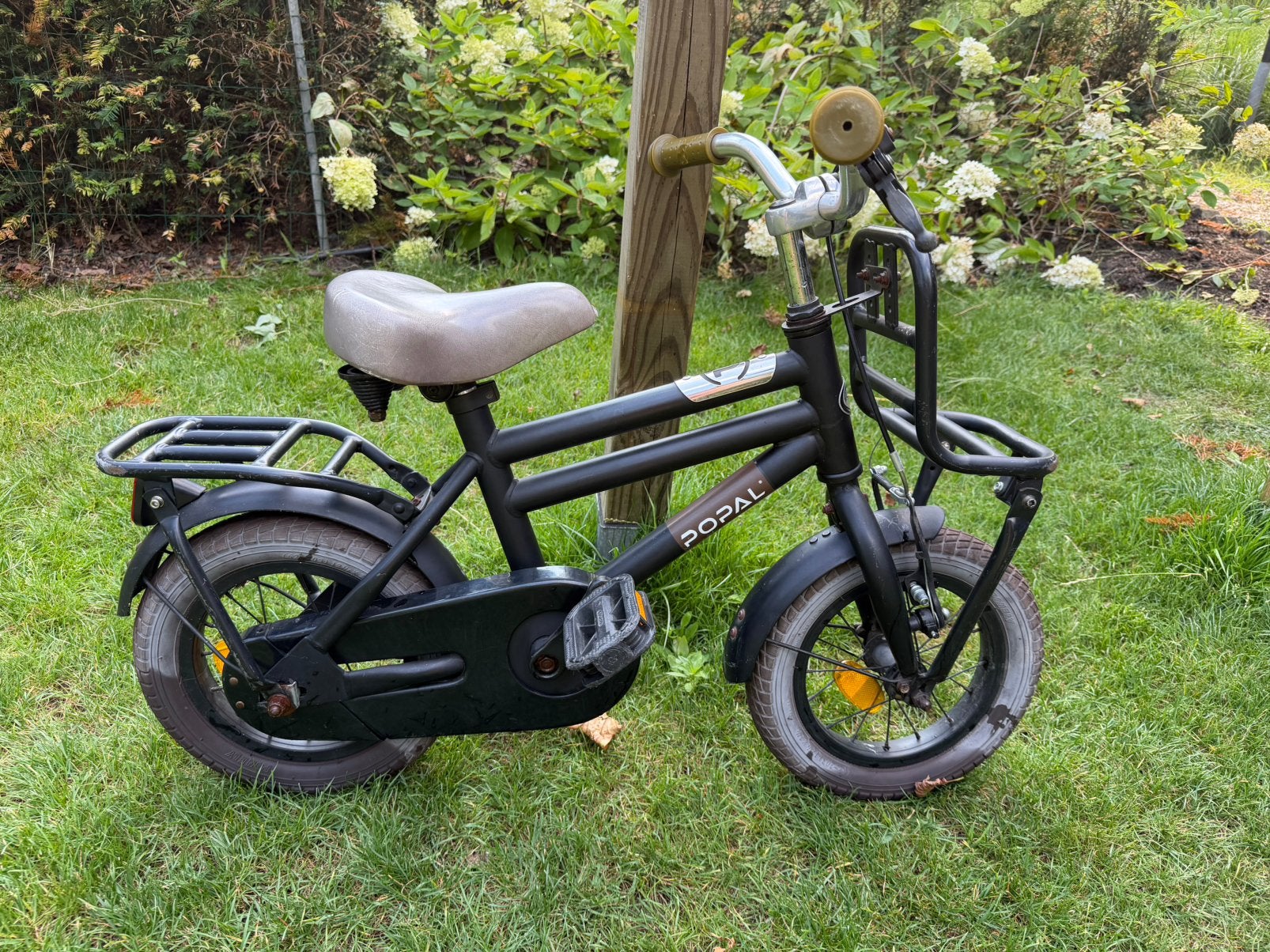 Popal kinderfiets 12,5 inch, Fietsen en Brommers, Ophalen, Gebruikt, Velgrem, Minder dan 16 inch