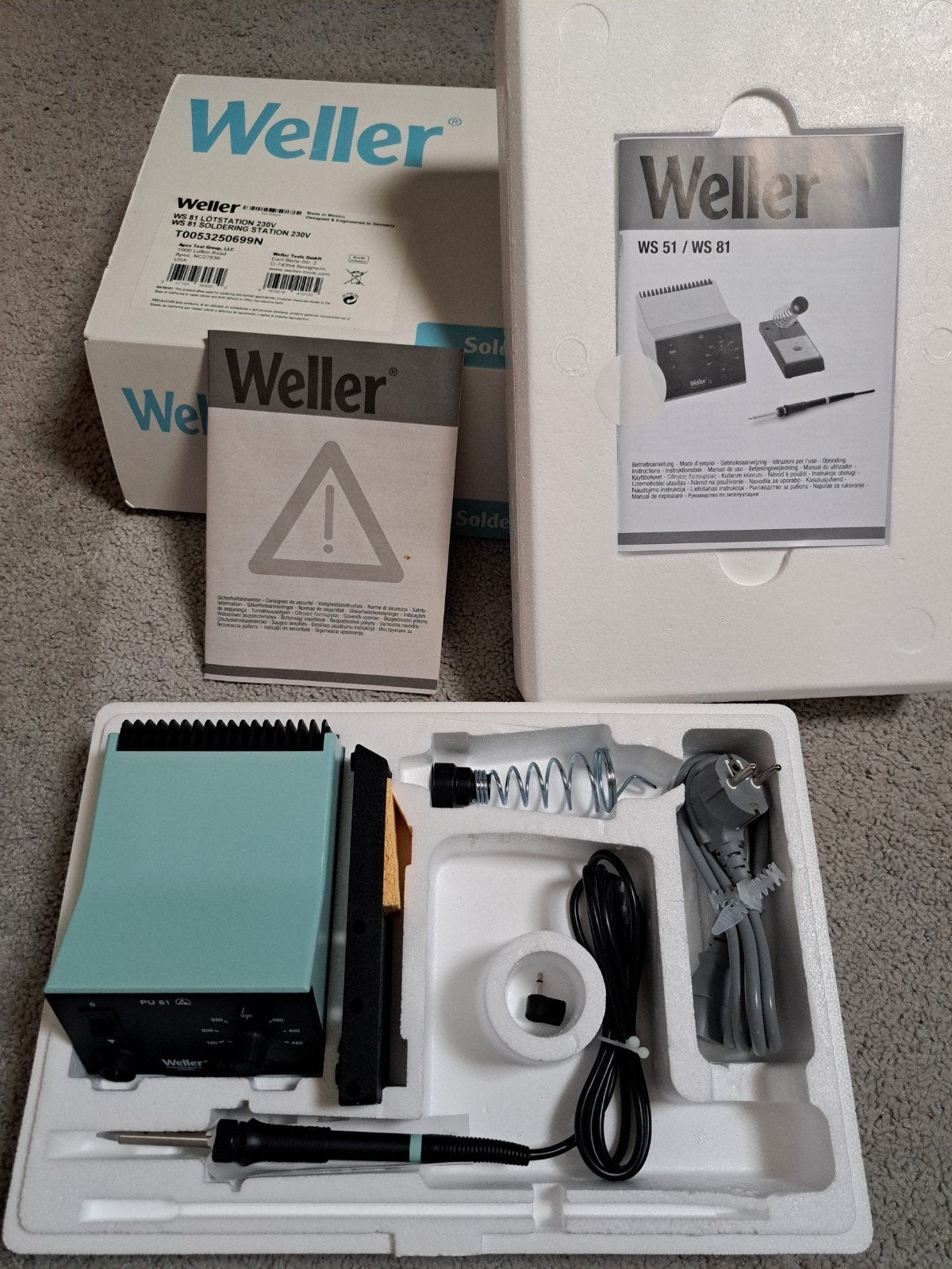 Weller WS 81 Soldeerstation 230V - Nieuw in doos, Verzenden, Nieuw