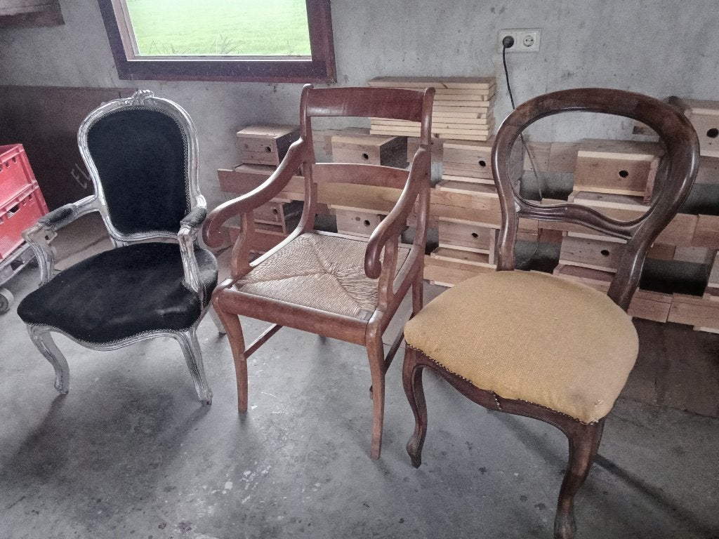 Antieke fauteuils, Ophalen