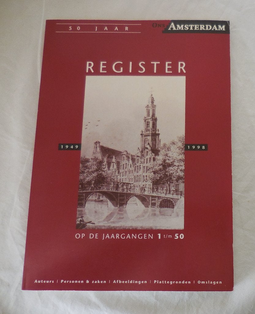 Ons Amsterdam Register Jaargang 1 t/m 50, Boeken, Tijdschriften en Kranten, Ophalen, Gelezen, Overige typen