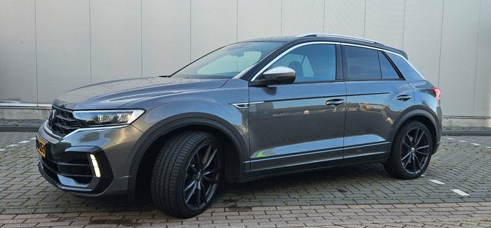Volkswagen T-Roc 2.0 TSI 300pk 4Motion 7-DSG 2022 Grijs, Auto's, Volkswagen, Automaat, 4 cilinders, 1984 cc, Leder en Stof