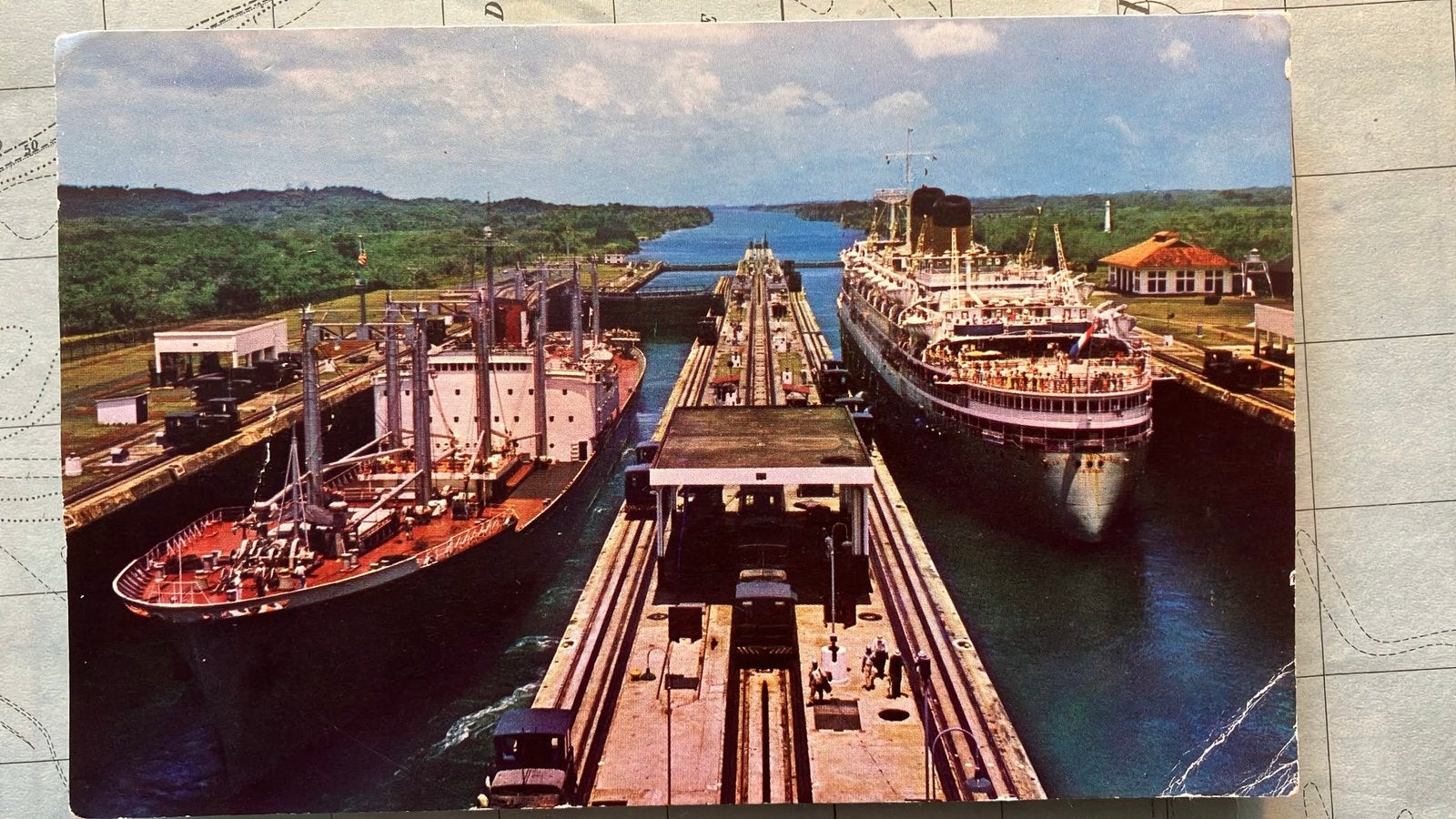 Panama Kanaal  Johan van Oldenbarnevelt SMN 1966, Ophalen of Verzenden, Gebruikt