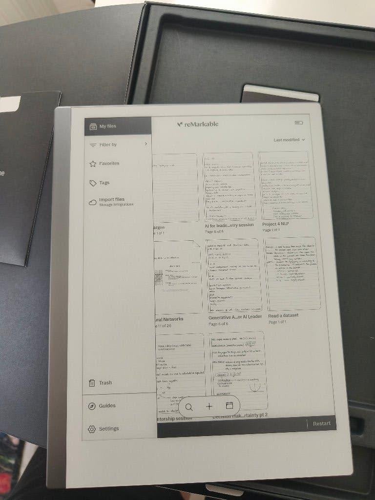 reMarkable 2 Paper Tablet met Marker Plus, Computers en Software, Tekentablets, Zo goed als nieuw, Draadloos, Multi-touch, Ophalen