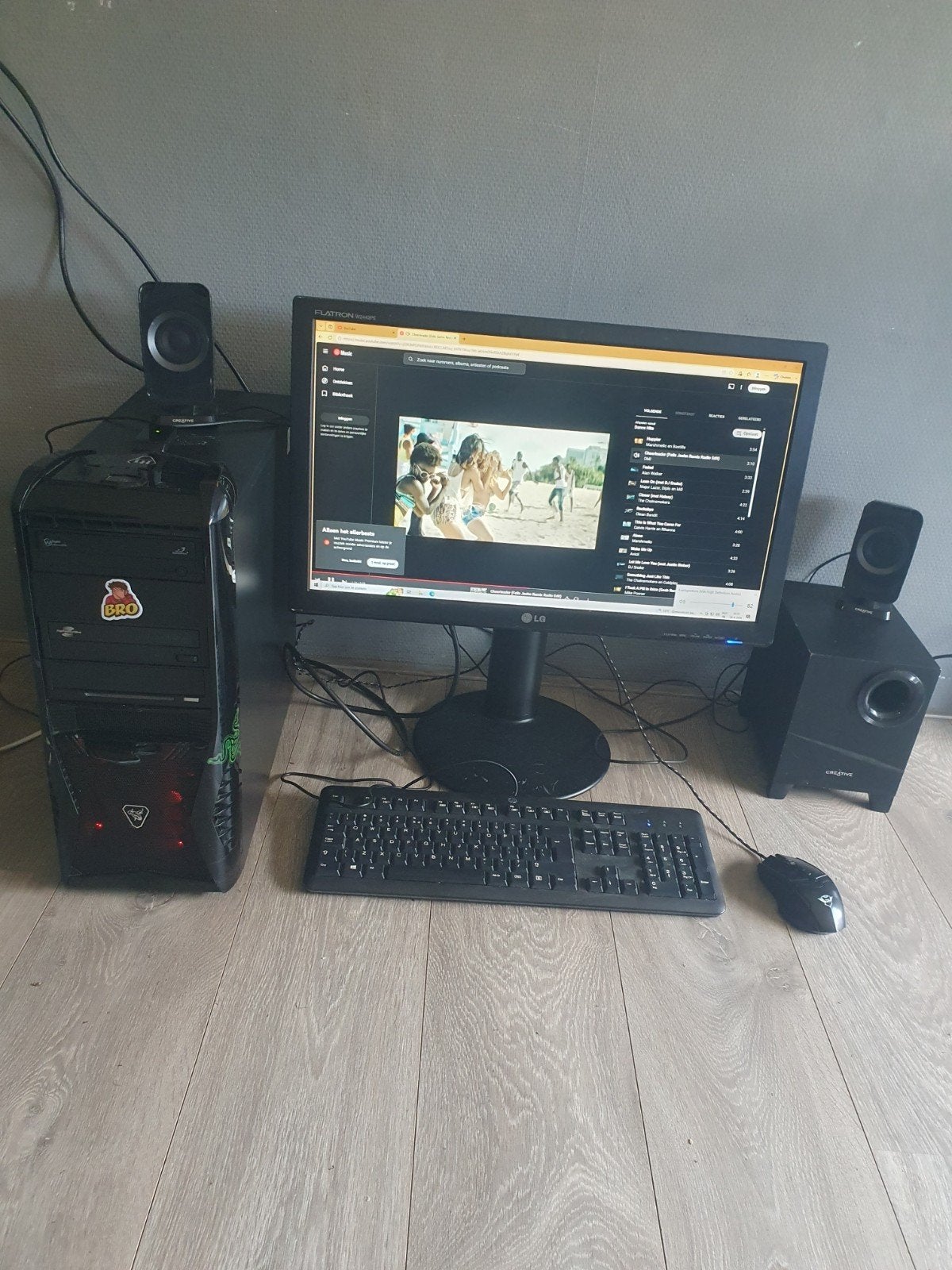 Complete game pc met Monitor, Toetsenbord en Muis, Gebruikt, Onbekend, 8 GB, Onbekend