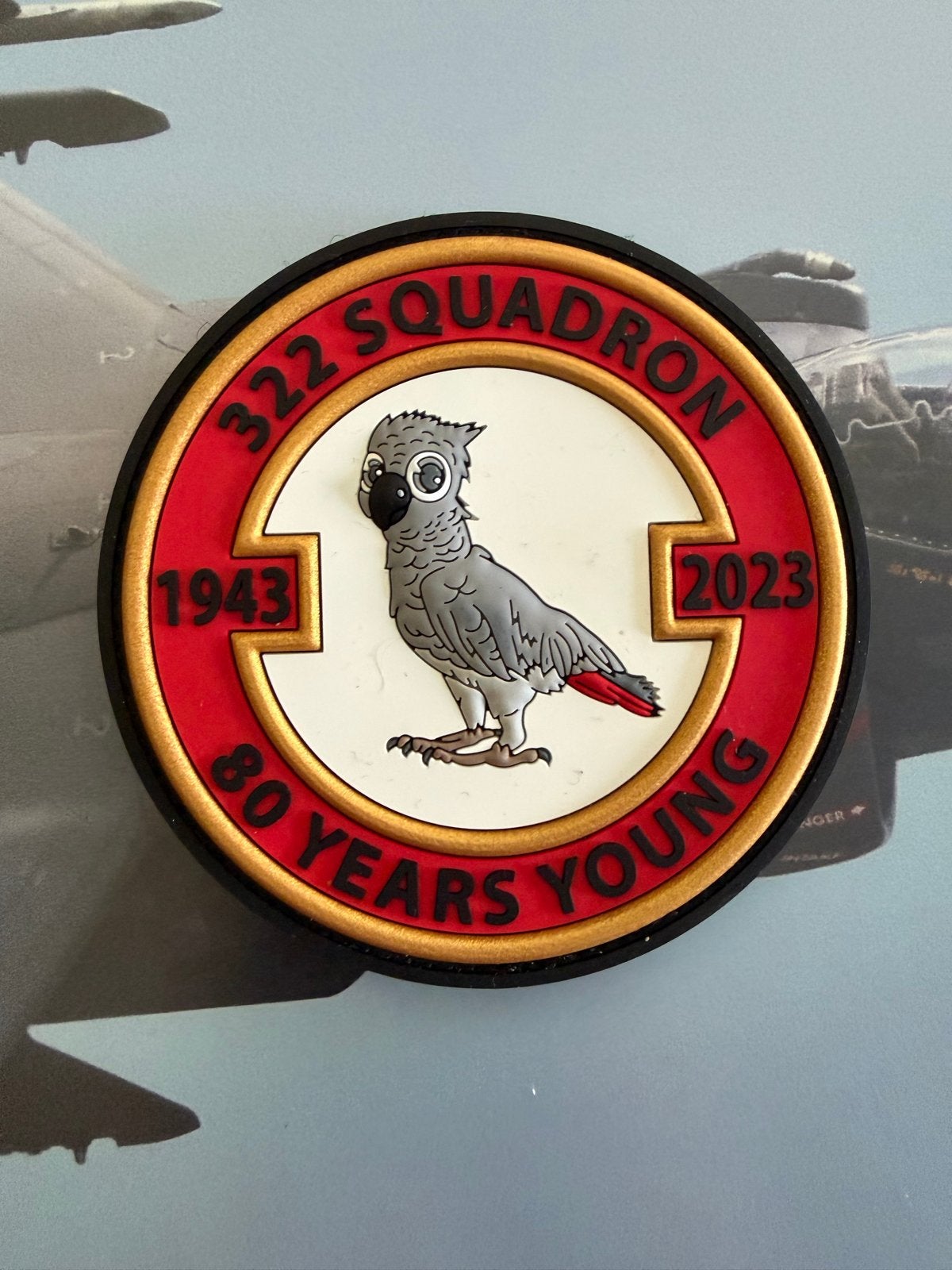 322 Squadron 80 Jaar Jubileum Patch - 1943-2023 Rnlaf, Verzamelen, Militaria | Algemeen, Ophalen of Verzenden, Luchtmacht, Nederland