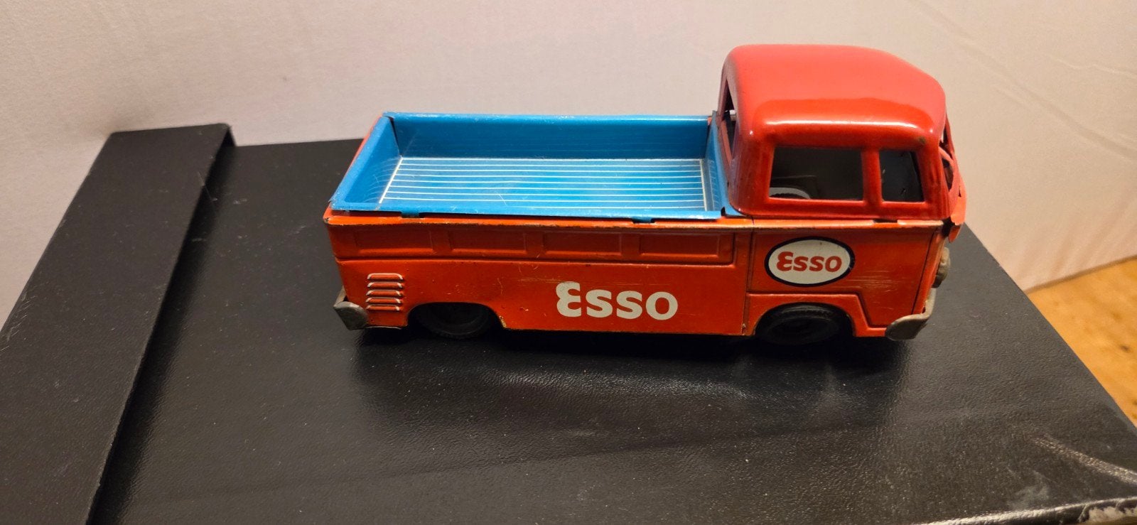 Vintage Metalen Blikken Esso Auto - Verzamelobject, Ophalen of Verzenden, Gebruikt