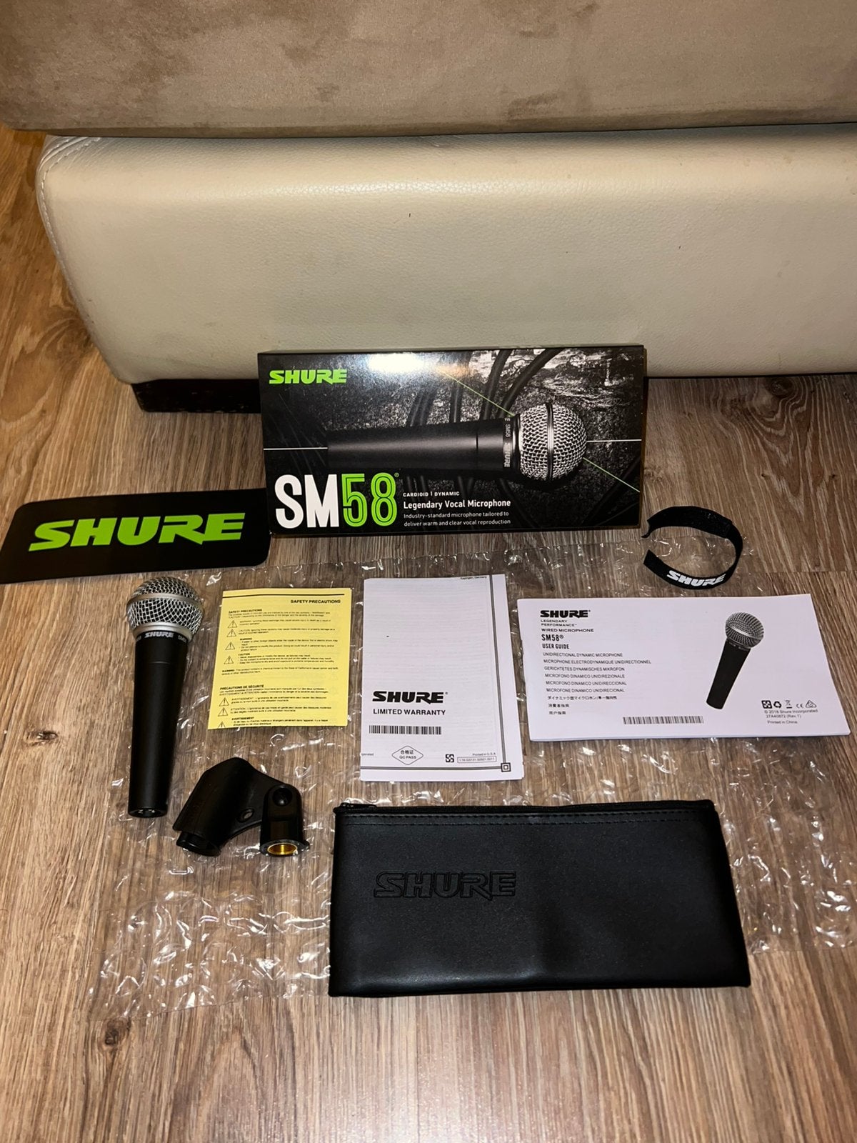 Shure sm58 LC zang microfoon zonder schakelaar, Ophalen of Verzenden, Nieuw, Zangmicrofoon, Draadloos