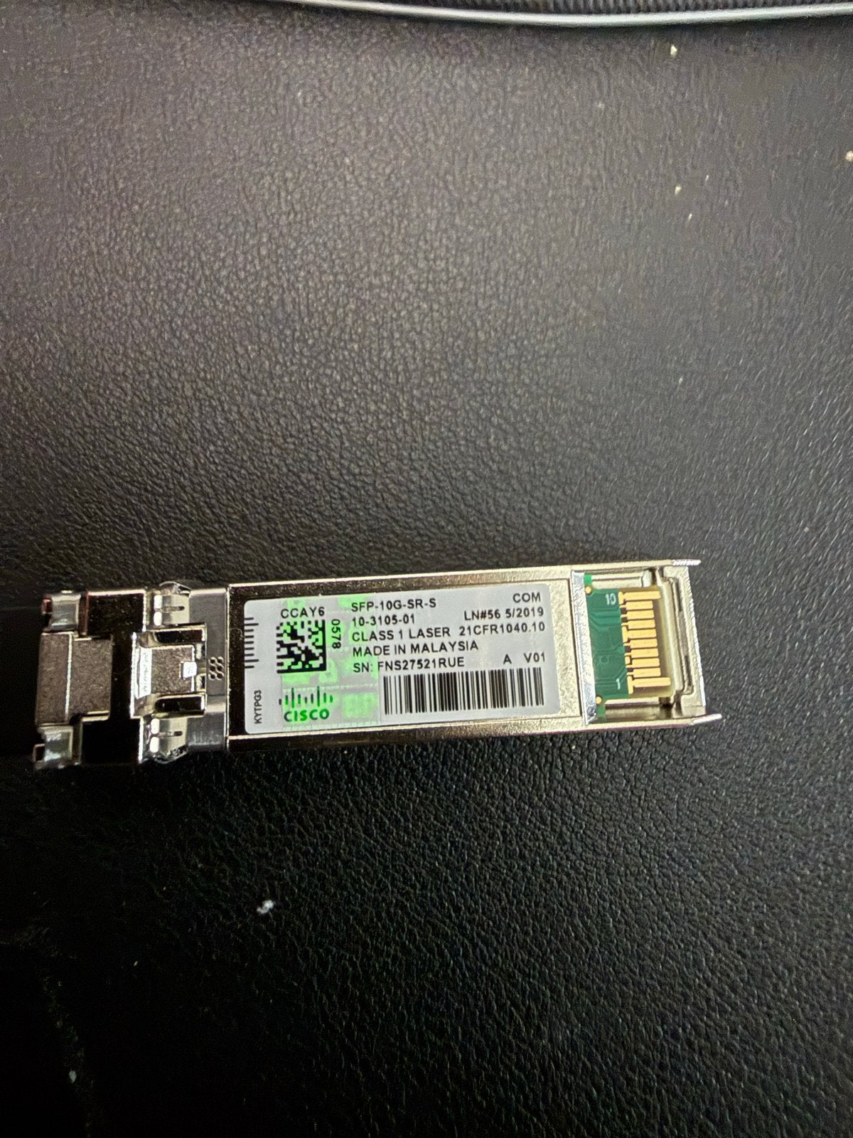 Cisco SFP-10G-SR-S 10GBASE-SR SFP+ Transceiver Module (1x), Ophalen of Verzenden, Nieuw