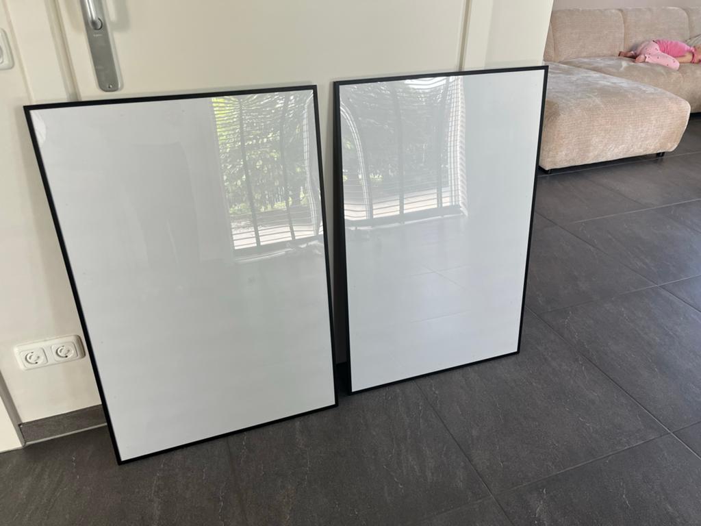 LOMVIKEN Fotolijst, zwart, 61x91 cm 2 stuks!, Ophalen, Zo goed als nieuw, Overige typen