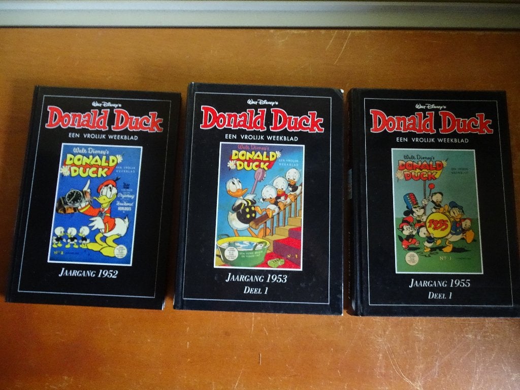 Donald Duck weekblad facsimile-uitgave 3 x - 1952 -53 en 55, Eén stripboek, Ophalen, Gelezen