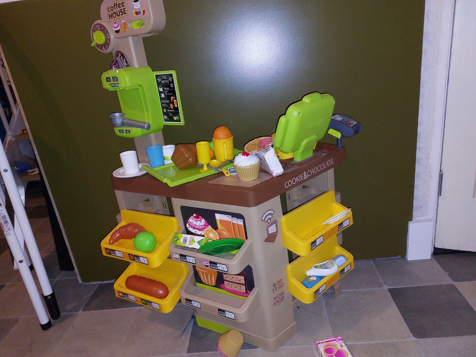 kinderkeuken / Smoby Coffee House / Koffiehuis Speelset, Ophalen, Gebruikt, Kunststof