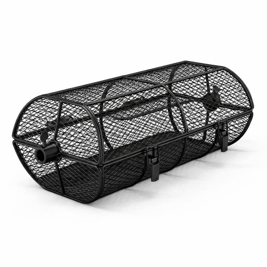 Rotisserie Basket RVS zwart Ronde Draaispit Grillmand Kamado, Ophalen of Verzenden, Nieuw
